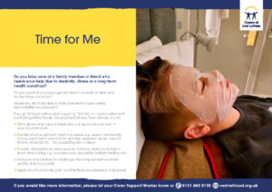 Time for Me leaflet