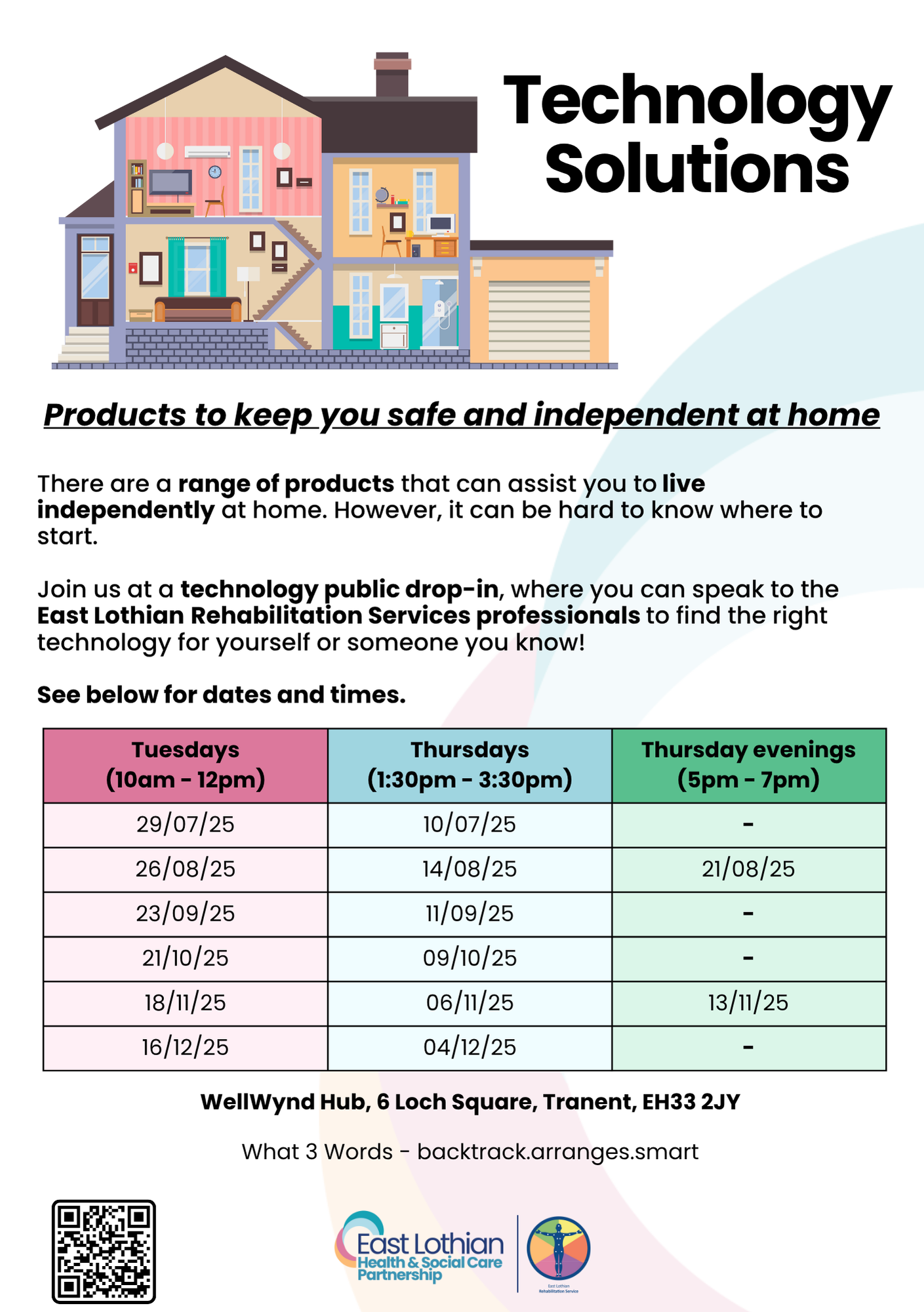 ELRS Public technology drop-in July - Dec 2025